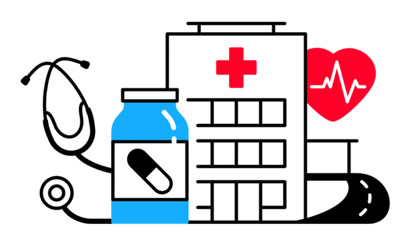 hospital building and medical service items-1